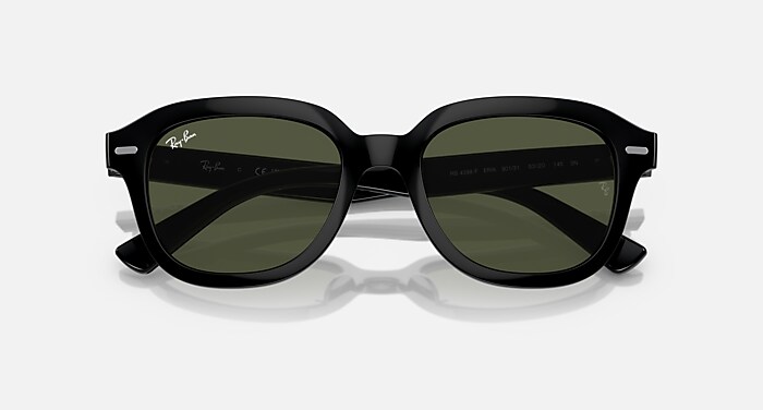 ERIK Sunglasses in Black and Green - RB4398F | Ray-Ban®
