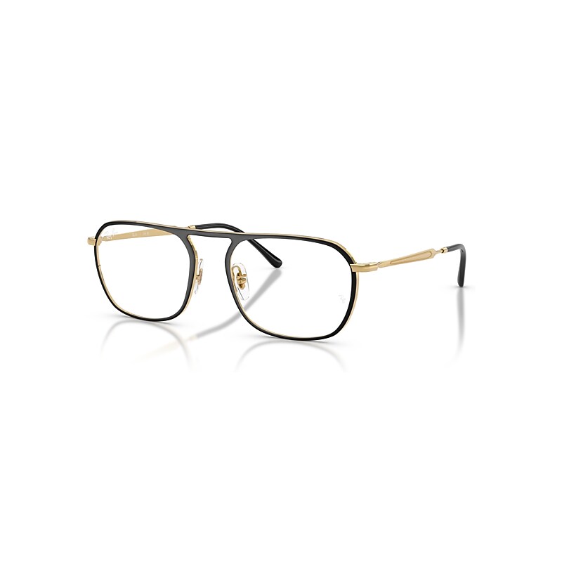 Ray-Ban Eyeglasses   Optics - Arista Gold Frame Clear Lenses Polarized 55-19, RB6548