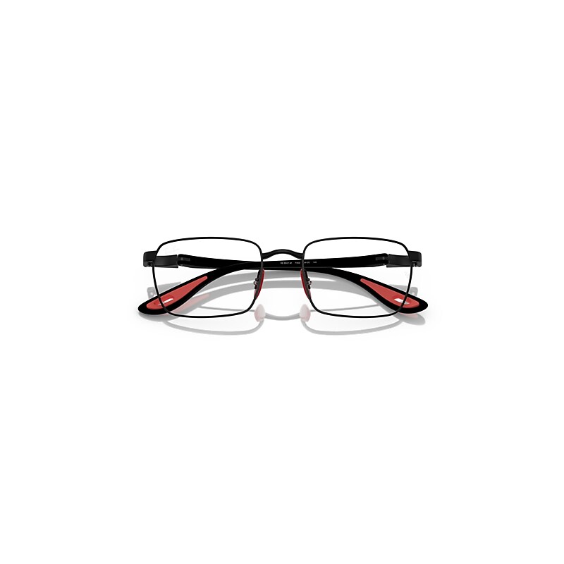 Ray-Ban Rb6507m Optics Scuderia Ferrari Collection Eyeglasses Black Frame Clear Lenses Polarized 54-20