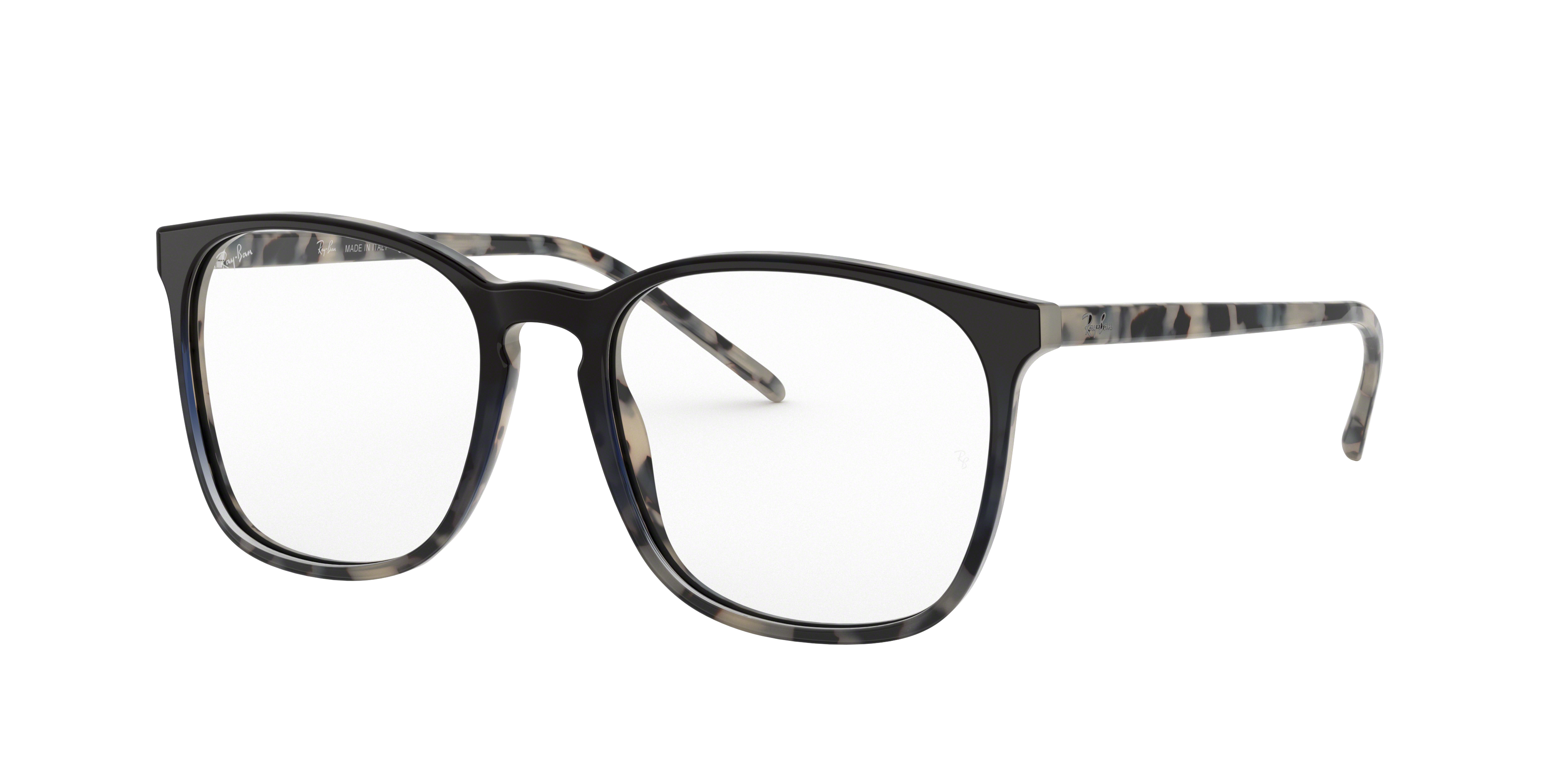 RB5387 OPTICS Polished Havana Beige Frame Clear Lenses 54-18