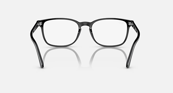 Ray-Ban Eyeglasses Unisex Rb5418 Optics Prescription - Striped Grey & Blue Frame Clear Lenses 56-19 Polarized