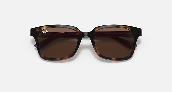 RB9071S KIDS Sunglasses in Transparent Pink and Grey