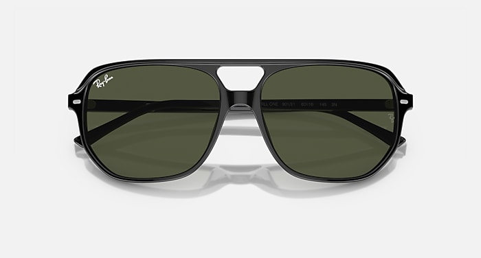 Ray-Ban Sunglasses Unisex Bill One - Dark Grey On Transparent Grey Frame Grey Lenses 60-16