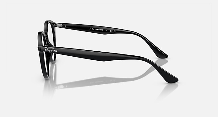 Ray-Ban Sunglasses Unisex Rb2180 Transitions - Black Frame Clear Lenses 51-21