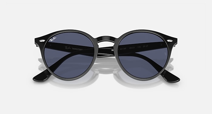 Ray-Ban Sunglasses Unisex Rb2180 Transitions - Black Frame Clear Lenses 51-21