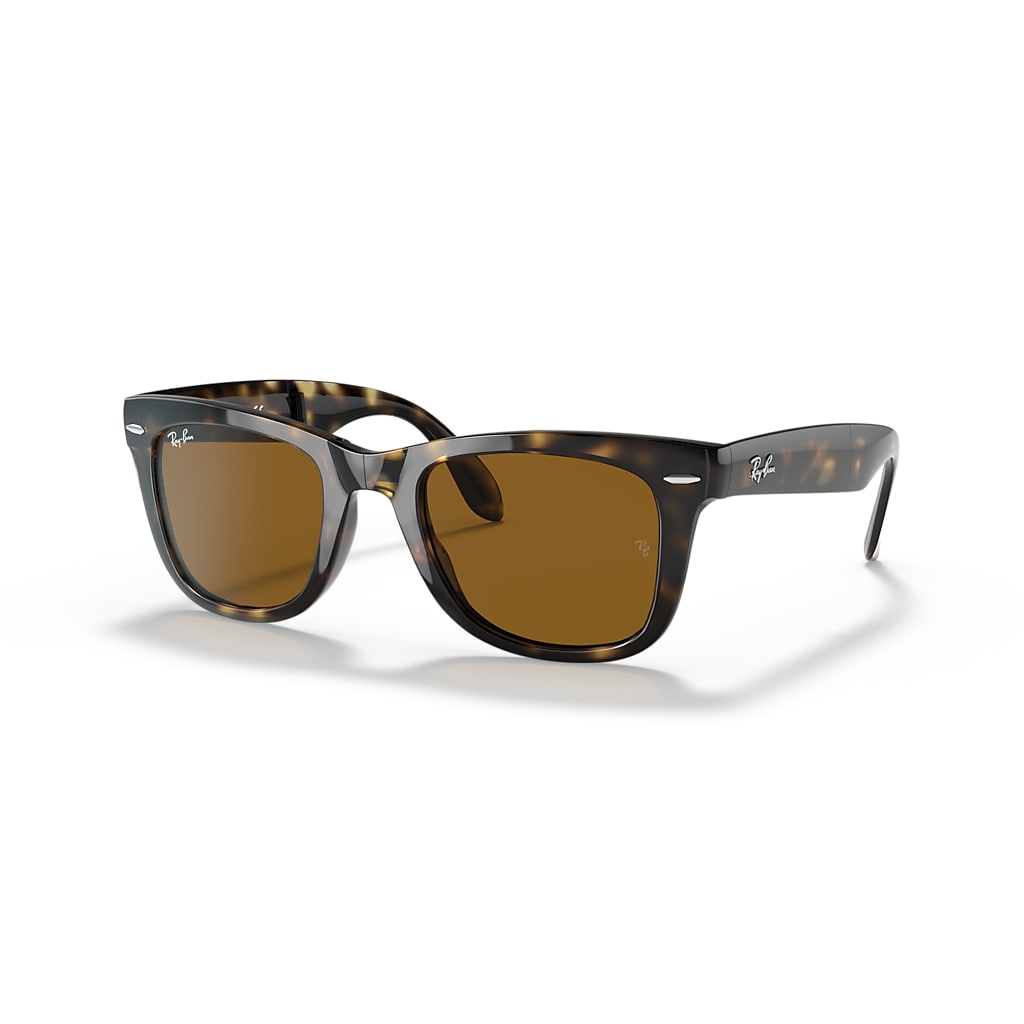 Óculos de Sol WAYFARER FOLDING CLASSIC em Havana claro e Marrom B