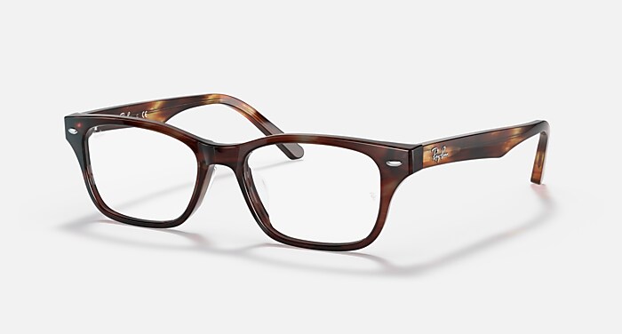 RB5345 OPTICS Eyeglasses with Striped Havana Frame - RB5345D | Ray 