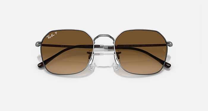 Ray-Ban Sunglasses Unisex Jim - Gunmetal Frame Brown Lenses 53-20 Polarized