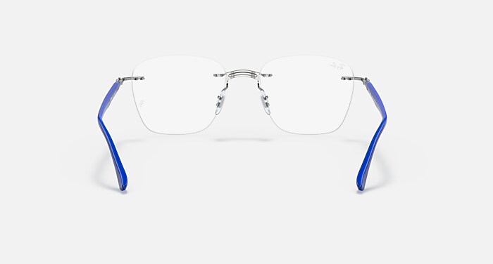 RB8769 OPTICS Eyeglasses with Blue On Silver Frame - RB8769 | Ray 