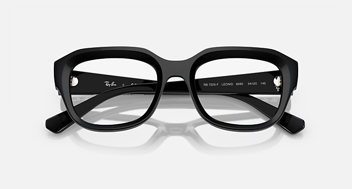しんちゃん様Ray-Ban ブラックフレーム メガネ(度あり) Ray Ban レイバン メガネ フレーム RB5598F 2000 ブラック