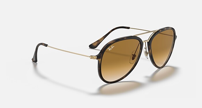 レイバン　RB4298-M 6385/0R （ブレイズ ダブル ブリッジ） RB4298 Sunglasses in Light Havana and Light Brown - RB4298 | Ray-Ban®