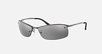 Ray-Ban Sunglasses Rb3183 Gunmetal Frame Green Lenses