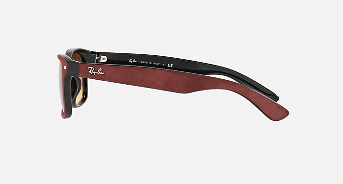 NEW WAYFARER WITH ALCANTARA® Sunglasses in Bordeaux and  display picture 1