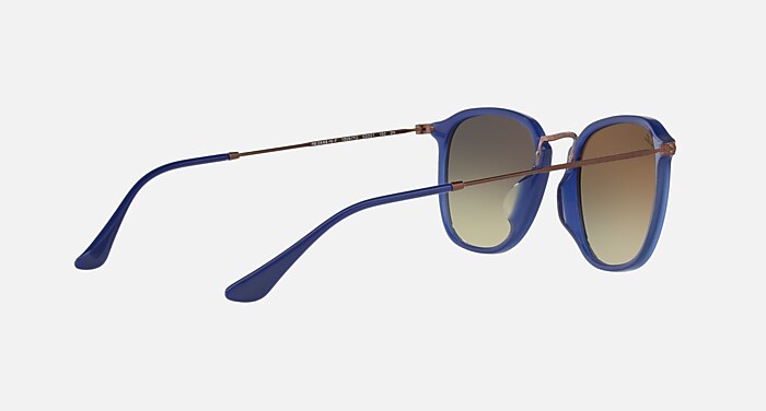 RB2448NF FLAT LENSES Sunglasses in Transparent Blue and Copper