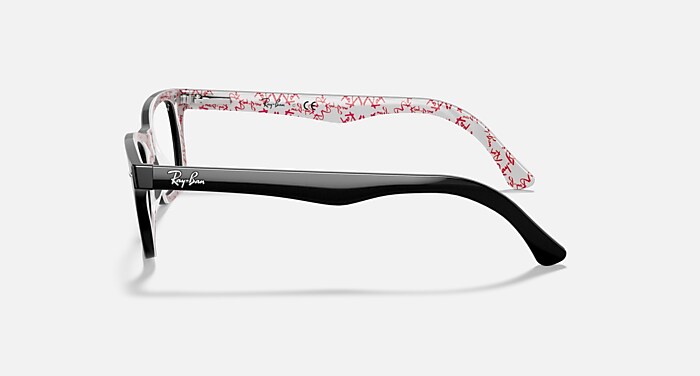 Black Friday Ray-Ban Eyeglasses Unisex Rb5228 Optics Prescription - Black Frame Clear Lenses 50-17