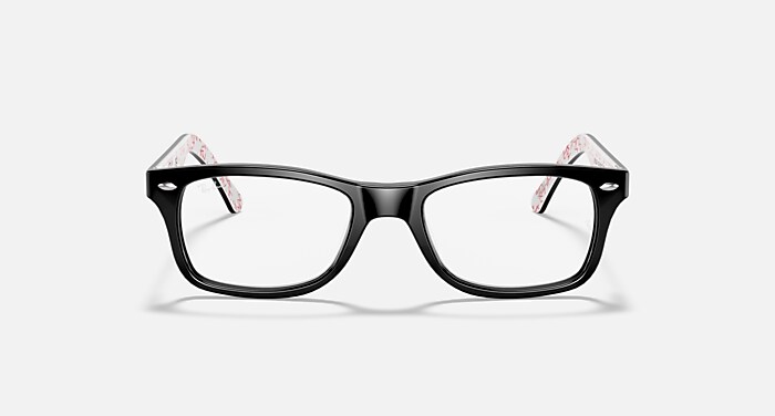 Black Friday Ray-Ban Eyeglasses Unisex Rb5228 Optics Prescription - Black Frame Clear Lenses 50-17