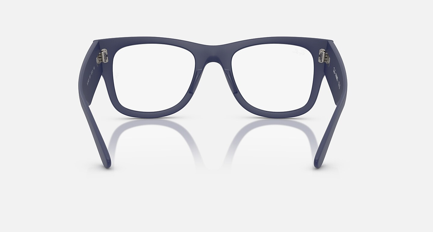 Ray-Ban Eyeglasses Unisex Mega Wayfarer Optics Liteforce Prescription - Sand Blue Frame Clear Lenses 50-21 Polarized