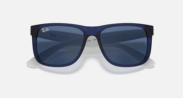 JUSTIN COLOR MIX Sunglasses in Transparent Blue and Dark Blue