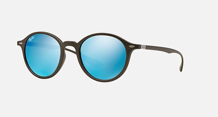 【特別セール品】 Sunglasses LITEFORCE ROUND in RB4237F - Flash Blue and Grey サングラス/メガネ