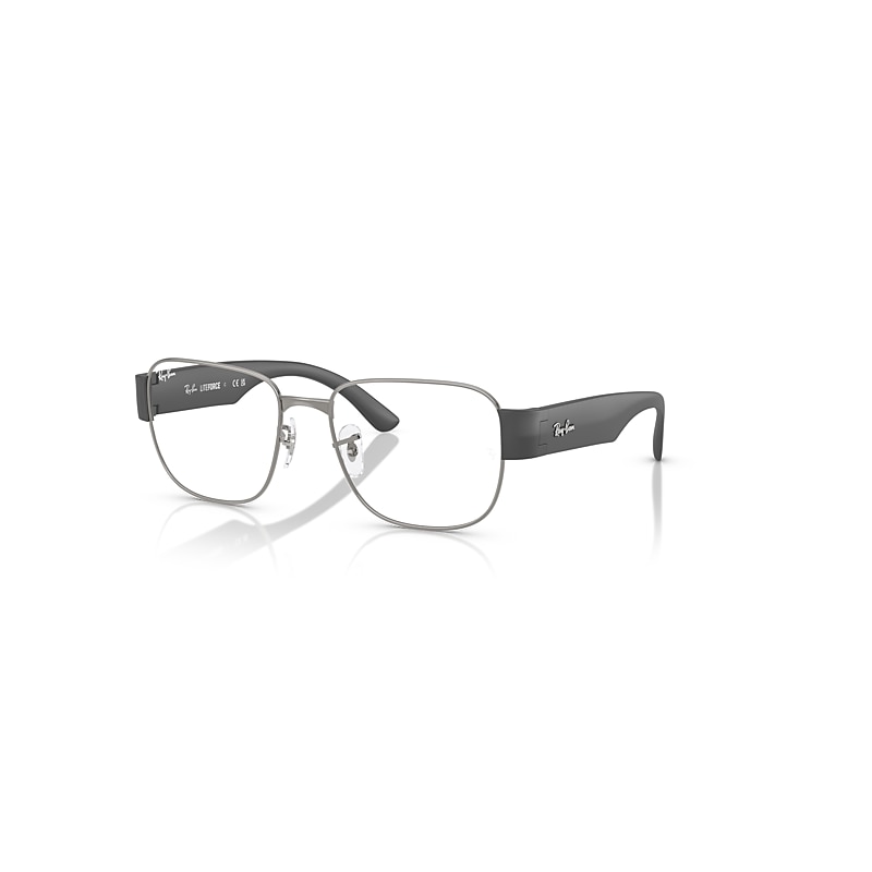 Ray Ban Rb6532 Optics Sand Grau Fassung Klar Glas Polarisiert 55-18 In Sand Grau