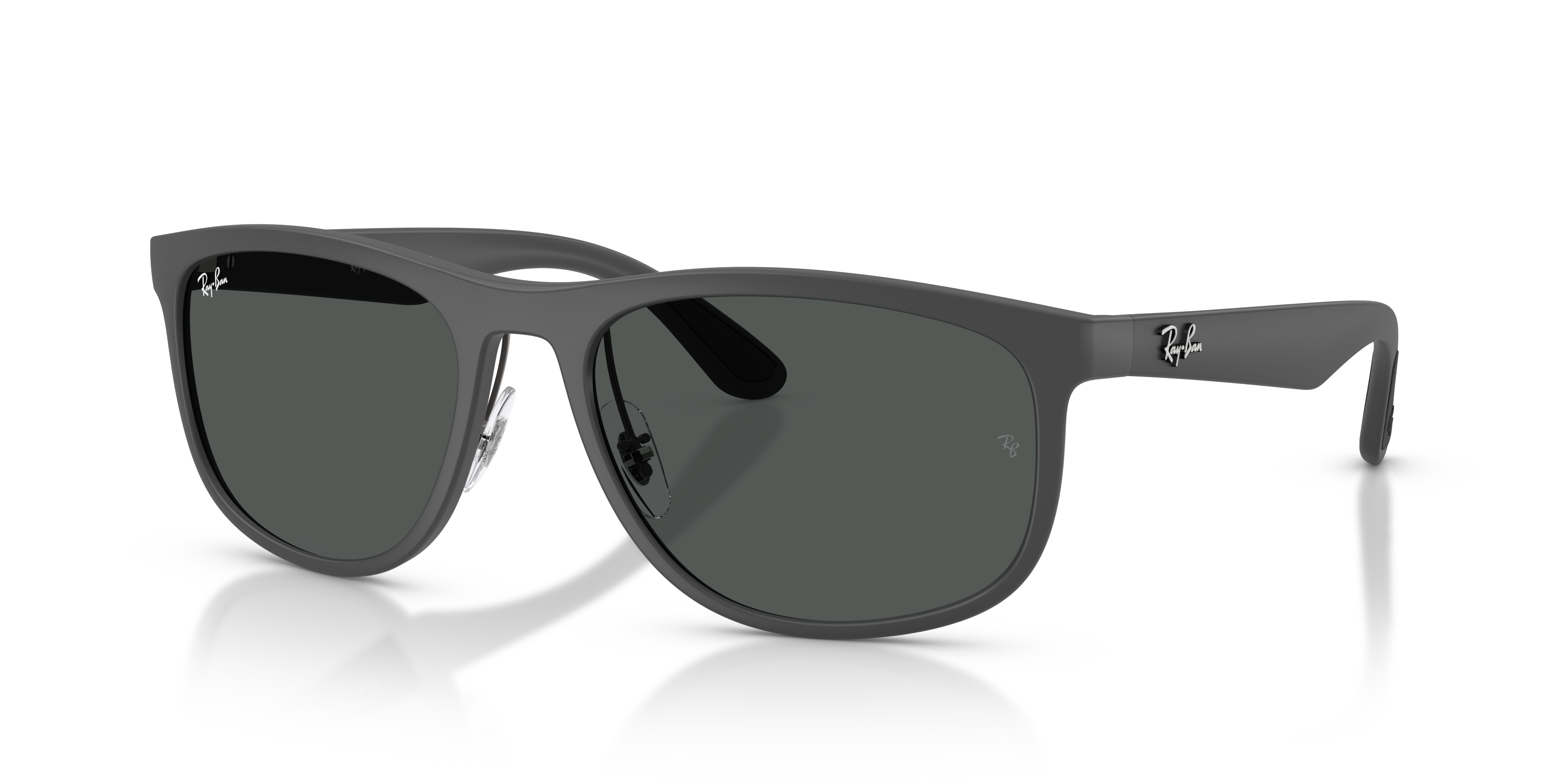 RB4468 LITEFORCE Matte Sand Grey Frame Dark Grey Lenses 59-18
