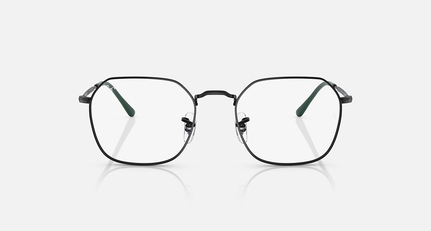 Ray-Ban Eyeglasses Unisex Jim Optics Prescription - Black Frame Clear Lenses 53-20 Polarized