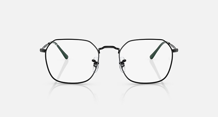 Ray-Ban Eyeglasses Unisex Jim Optics Prescription - Black Frame Clear Lenses 53-20 Polarized
