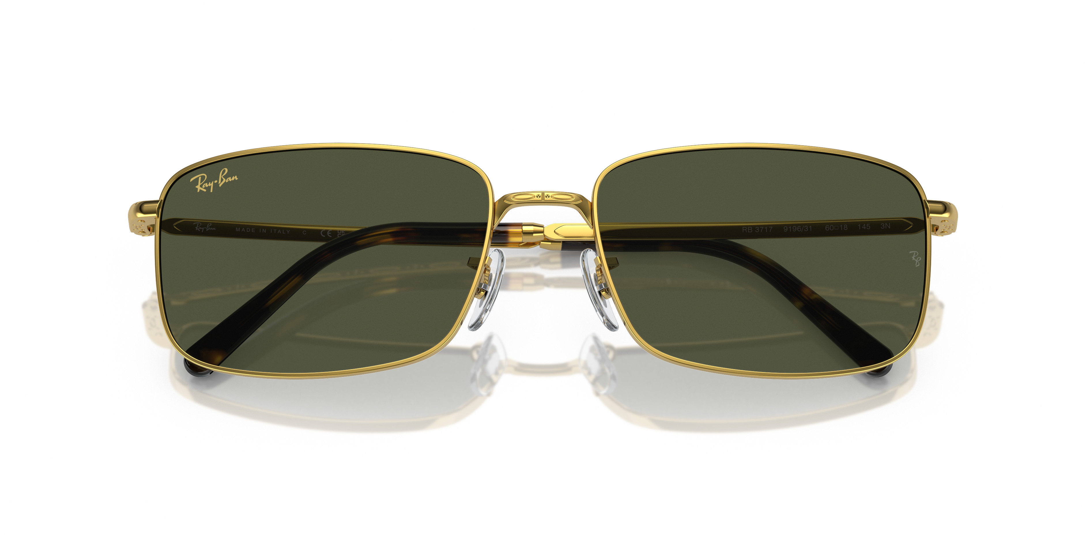 レイバンサングラス　RB3717 新品未使用 RB3717 Sunglasses in Gold and Green - RB3717 | Ray-Ban® US