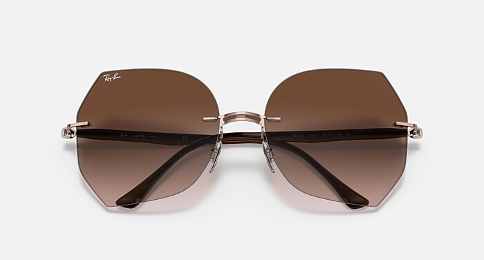 RB8065 TITANIUM Sunglasses in Brown and Brown Gradient - RB8065 