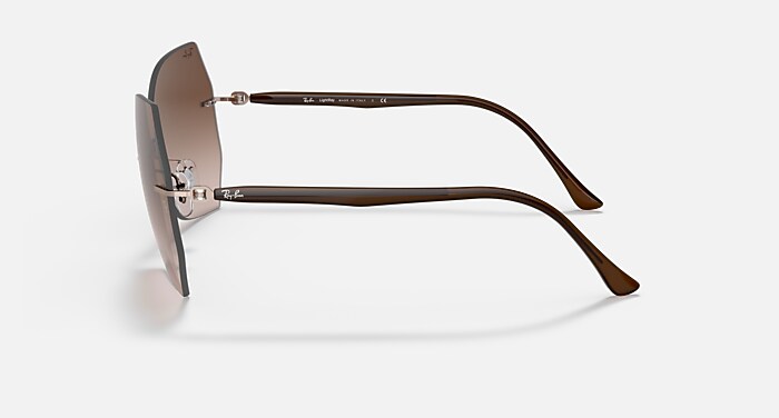 RB8065 TITANIUM Sunglasses in Brown and Brown Gradient - RB8065 