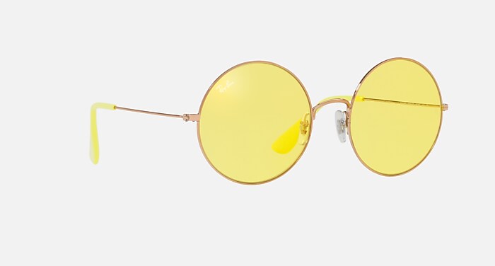 JA-JO Sunglasses in Bronze-Copper and Washed Yellow - RB3592