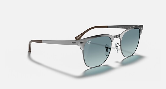 CLUBMASTER METAL @COLLECTION Sunglasses in Gunmetal and Blue