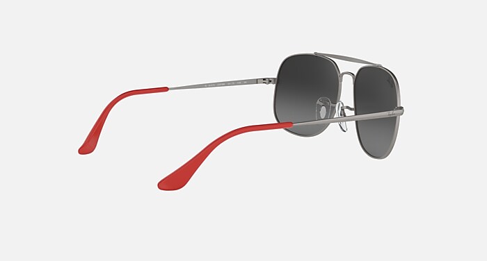 GENERAL KIDS Sunglasses in Gunmetal and Grey Mirror Silver