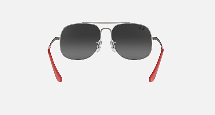 GENERAL KIDS Sunglasses in Gunmetal and Grey Mirror Silver