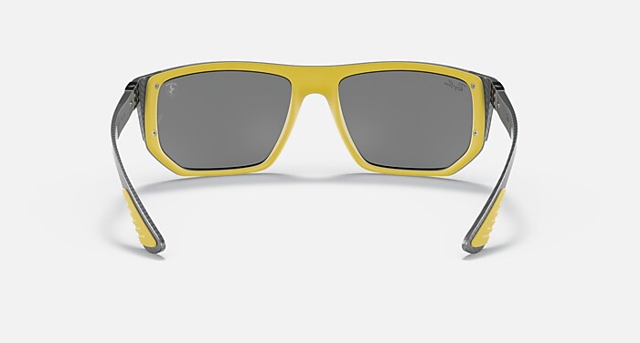 Ray-Ban Sunglasses Unisex Rb8361m Scuderia Ferrari Collection - Light Carbon Frame Silver Lenses 60-18