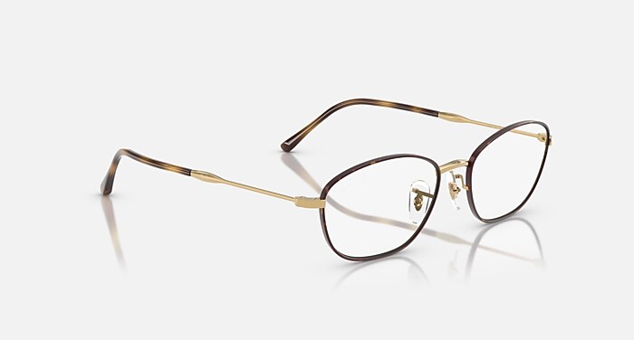 RB3749V OPTICS Eyeglasses with Havana On Gold Frame - RB3749V