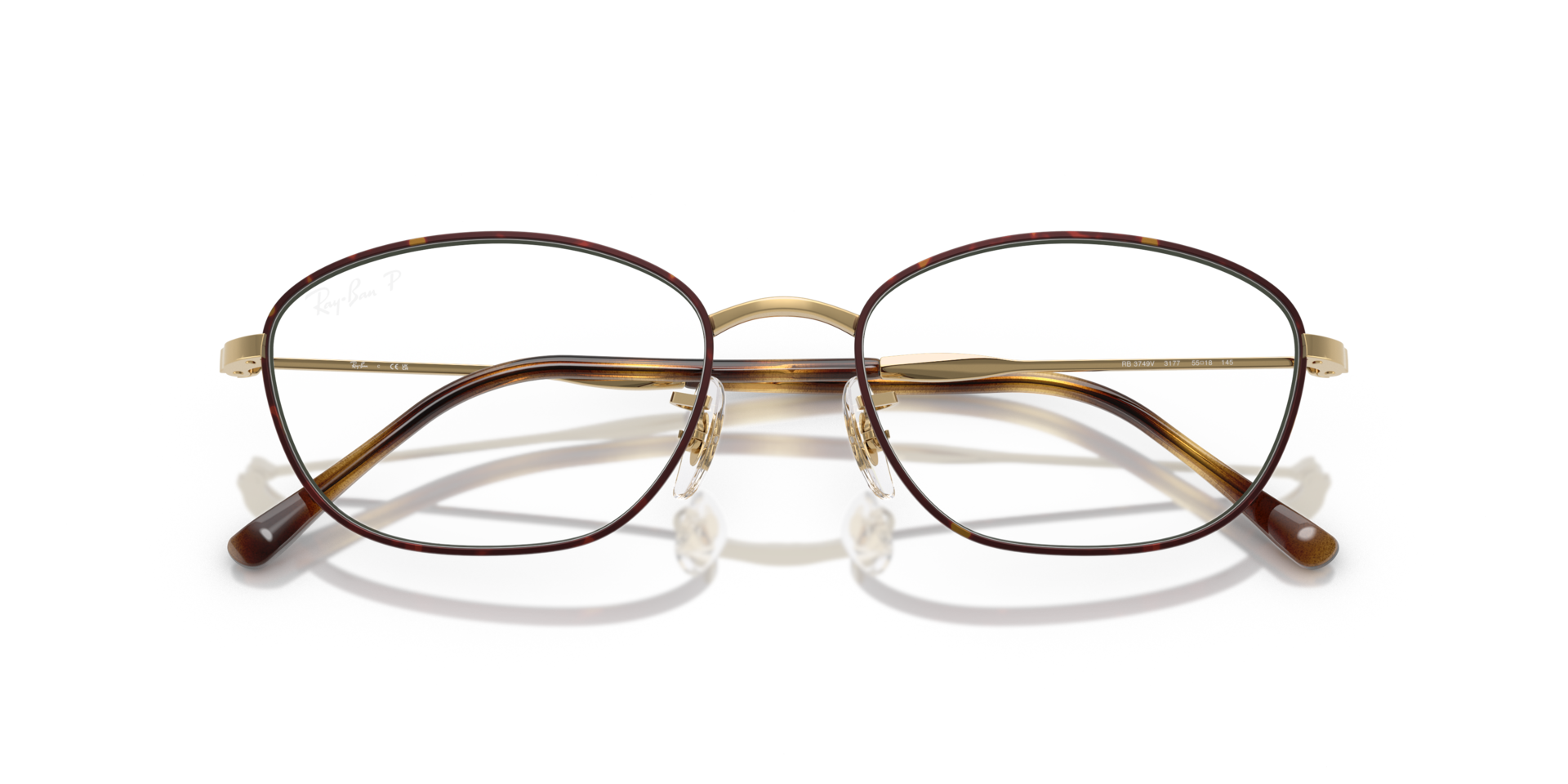 Ray-Ban RB3749V 2943 53-18-140 Rose Gold Oval Womens Eyeglasses FRAMES ONLY Ray-Ban Pink Metal Eyeglass Frames for sale | eBay main image 2