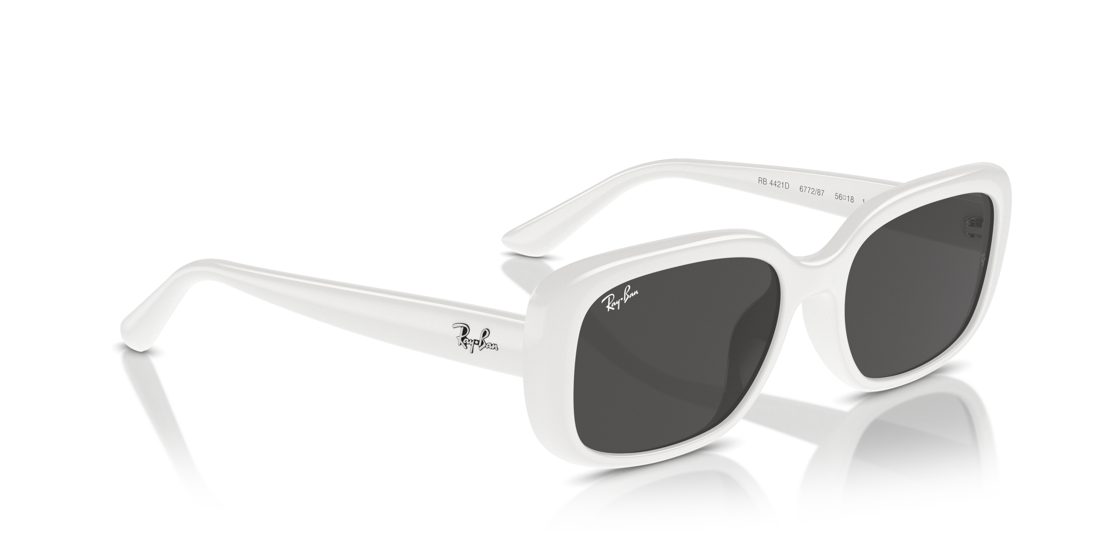 RayBan レイバン サングラス白フレーム レイバン公式ストア】 Ray-Ban® RB4421D BIO-BASED サングラス