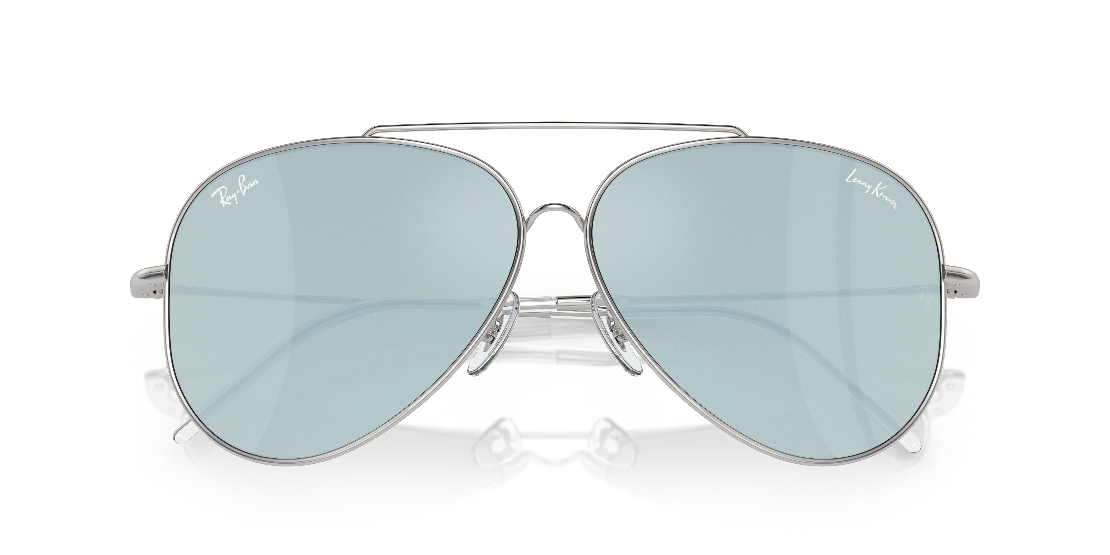 LENNY KRAVITZ X AVIATOR REVERSE Sunglasses in Silver and Silver
