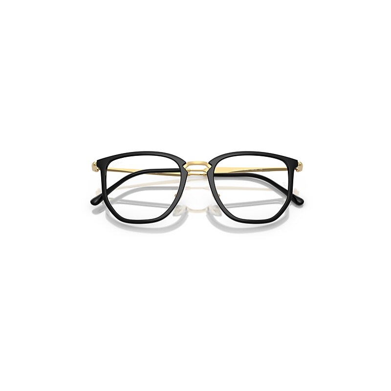 Ray Ban Rb4451v Optics Eyeglasses Arista Gold Frame Clear Lenses Polarized 50-20 In Arista Gold