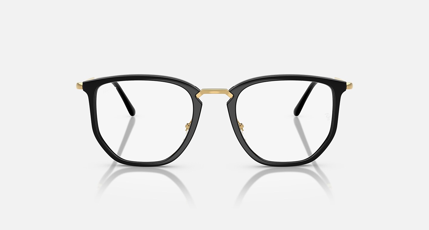 Ray-Ban Eyeglasses Unisex Rb4451v Optics Prescription - Arista Gold Frame Clear Lenses 50-20 Polarized