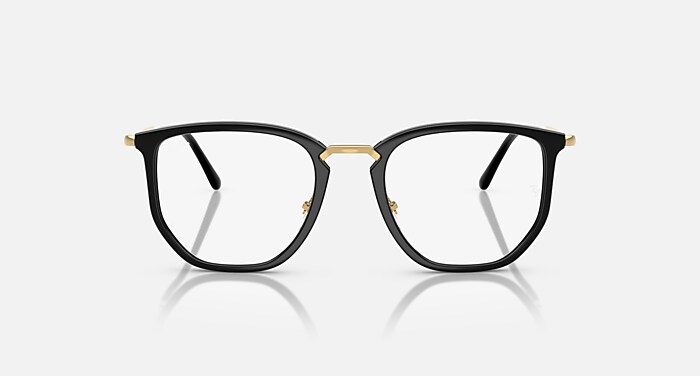 Ray-Ban Eyeglasses Unisex Rb4451v Optics Prescription - Arista Gold Frame Clear Lenses 50-20 Polarized