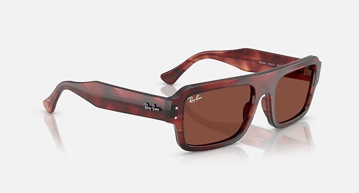 FLACKO BIO-BASED Sunglasses in Havana Red and Red - RB4454 | Ray