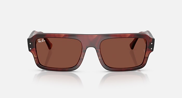 FLACKO BIO-BASED Sunglasses in Havana Red and Red - RB4454 | Ray