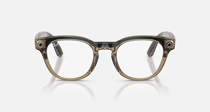 Ray-Ban Meta Optics (Gen 2) Light Brown Frame Demo Lens Lenses Prescription AI Glasses