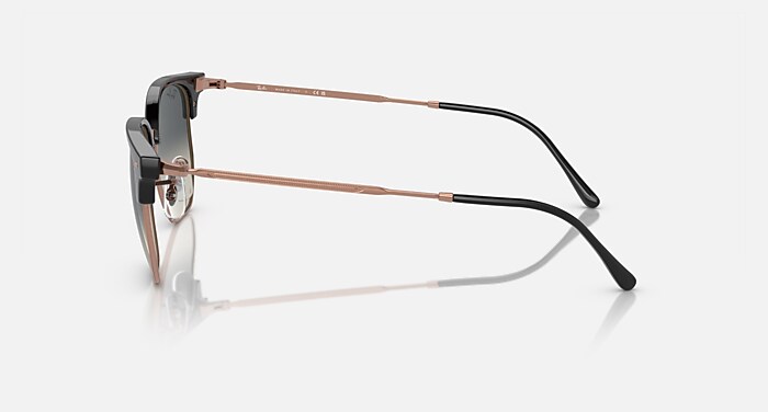 Ray-Ban Sunglasses Unisex New Clubmaster - Gold Frame Brown Lenses 55-20
