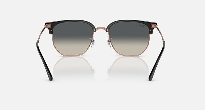 Ray-Ban Sunglasses Unisex New Clubmaster - Gold Frame Brown Lenses 55-20