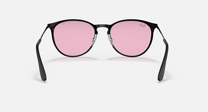 ERIKA METAL EVOLVE Sunglasses in Black and Photochromic Pink  
