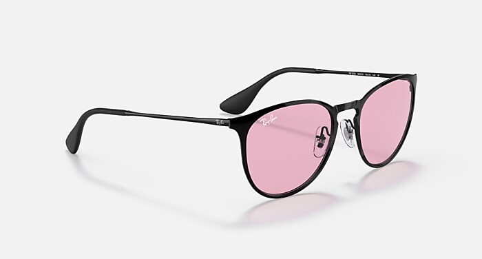 ERIKA METAL EVOLVE Sunglasses in Black and Photochromic Pink 