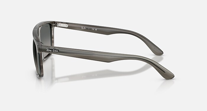 RB2222 Sunglasses in Striped Grey and Gradient Grey - RB2222 | Ray